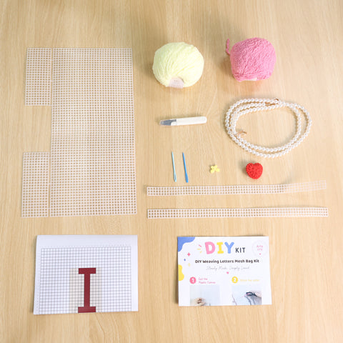 DIY Woven Bag Kit Personalized Name & Custom Colors Beginner Friendly Handmade Bag Arteora™