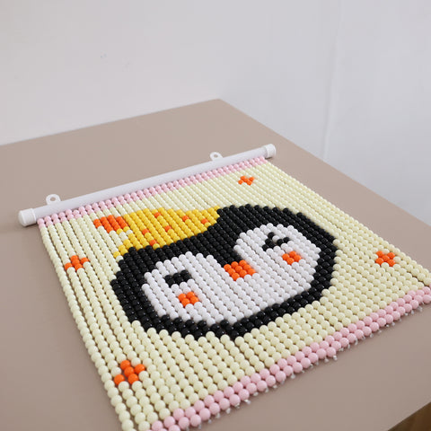 DIY Hat Penguin Beaded Curtain Kit by Arteora