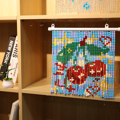 DIY Cherry Beaded Curtain Kit by Arteora