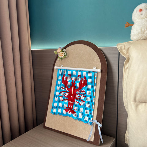 DIY Lobster Beaded Curtain Kit by Arteora