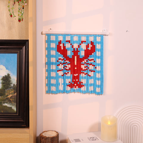DIY Lobster Beaded Curtain Kit by Arteora