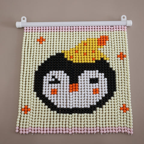 DIY Hat Penguin Beaded Curtain Kit by Arteora