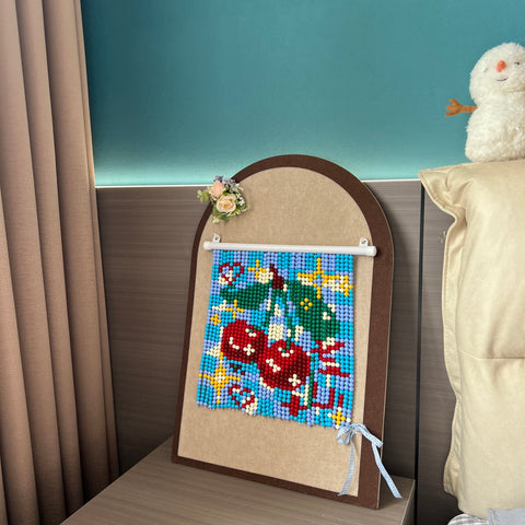 DIY Cherry Beaded Curtain Kit by Arteora