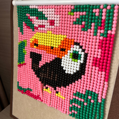 DIY Toucan Daydream Beaded Curtain Kit by Arteora