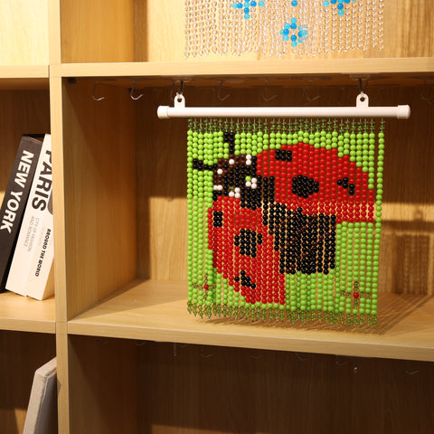DIY Ladybug Beaded Curtain Kit by Arteora