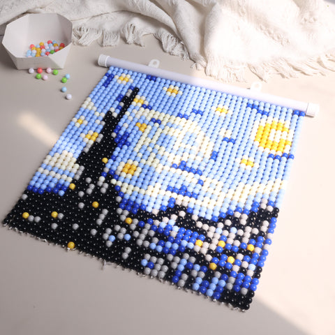 DIY The Starry Night Beaded Curtain Kit by Arteora