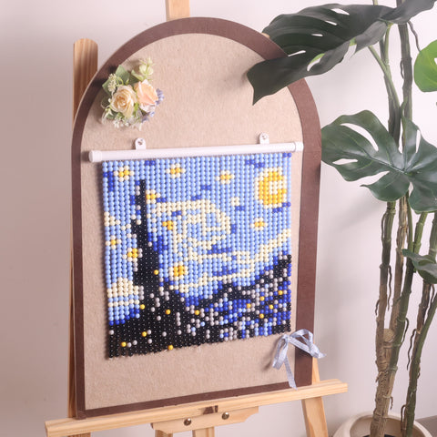 DIY The Starry Night Beaded Curtain Kit by Arteora