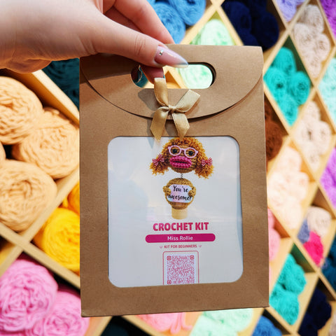 DIY Miss Rollie Crochet Kit by Arteora