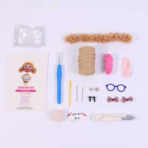 DIY Miss Rollie Crochet Kit by Arteora