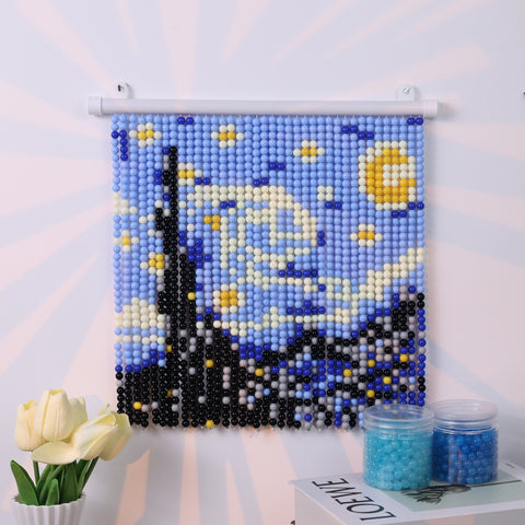 DIY The Starry Night Beaded Curtain Kit by Arteora