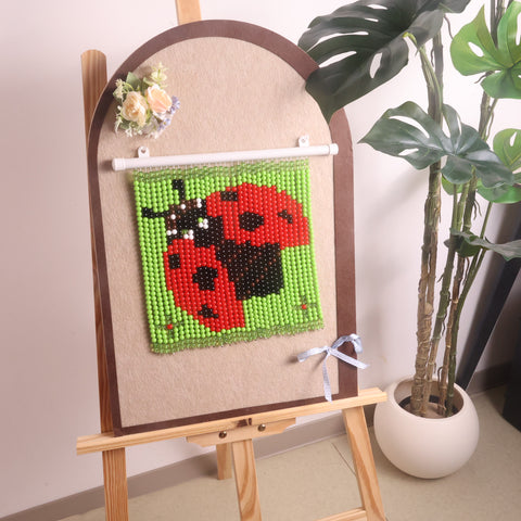 DIY Ladybug Beaded Curtain Kit by Arteora