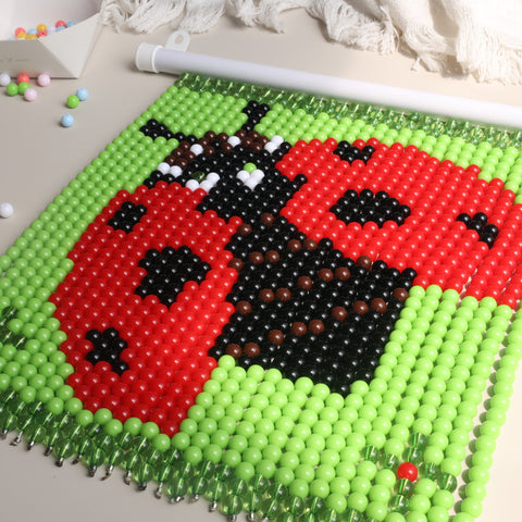 DIY Ladybug Beaded Curtain Kit by Arteora