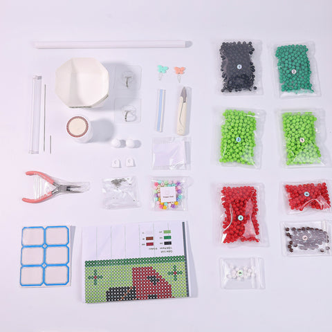DIY Ladybug Beaded Curtain Kit by Arteora