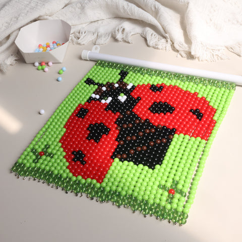 DIY Ladybug Beaded Curtain Kit by Arteora