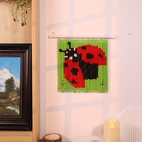 DIY Ladybug Beaded Curtain Kit by Arteora