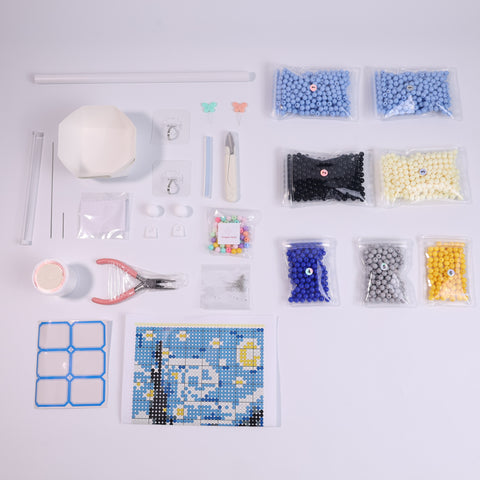 DIY The Starry Night Beaded Curtain Kit by Arteora