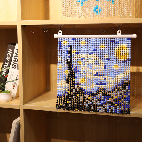 DIY The Starry Night Beaded Curtain Kit by Arteora