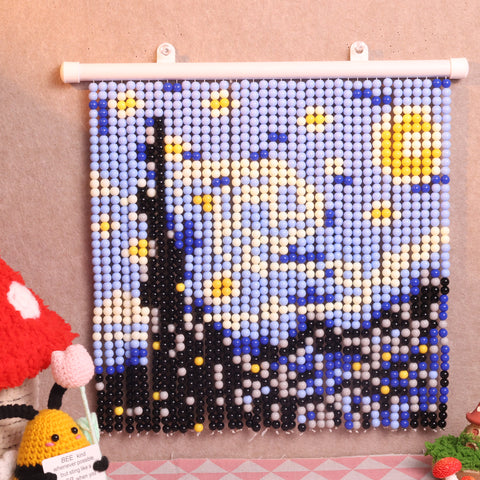 DIY The Starry Night Beaded Curtain Kit by Arteora